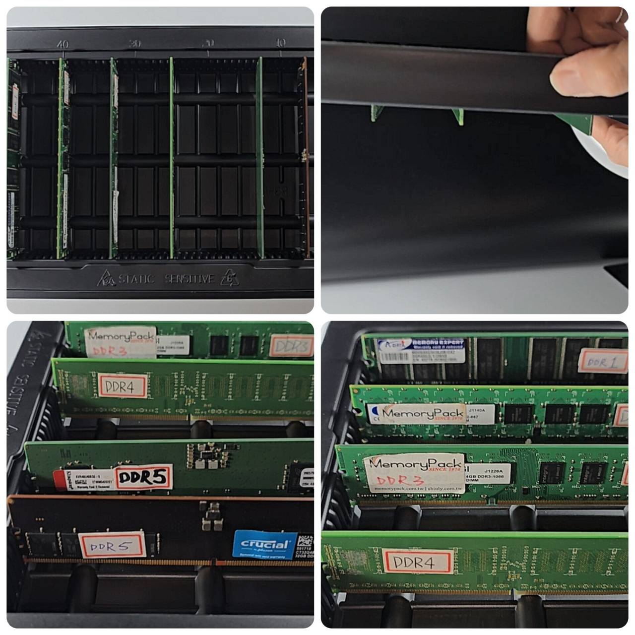 1771b1 ddr plastic tray packaging